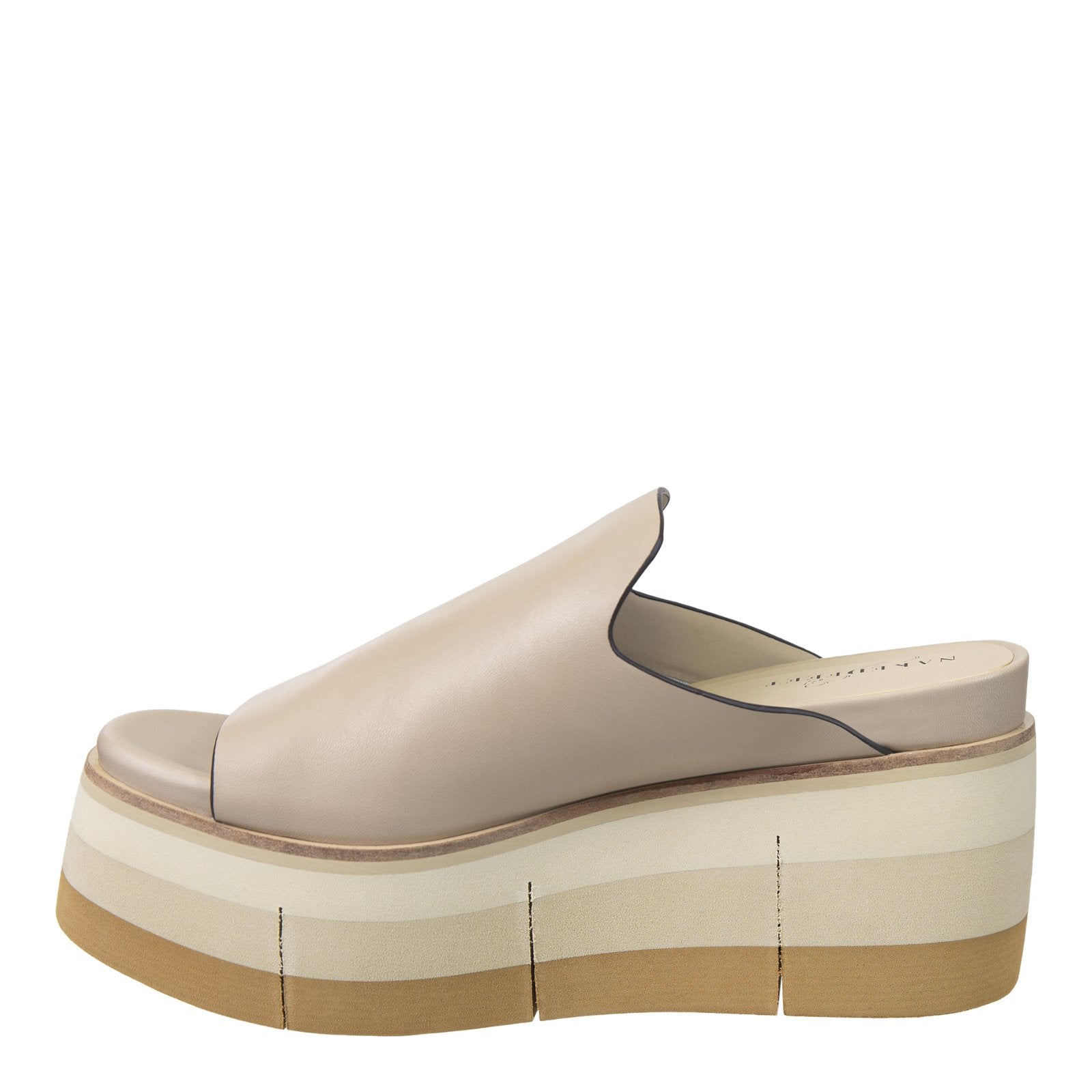 Naked Feet: FLOW in BEIGE Platform Sandals - J. Cole ShoesNAKED FEETNaked Feet: FLOW in BEIGE Platform Sandals