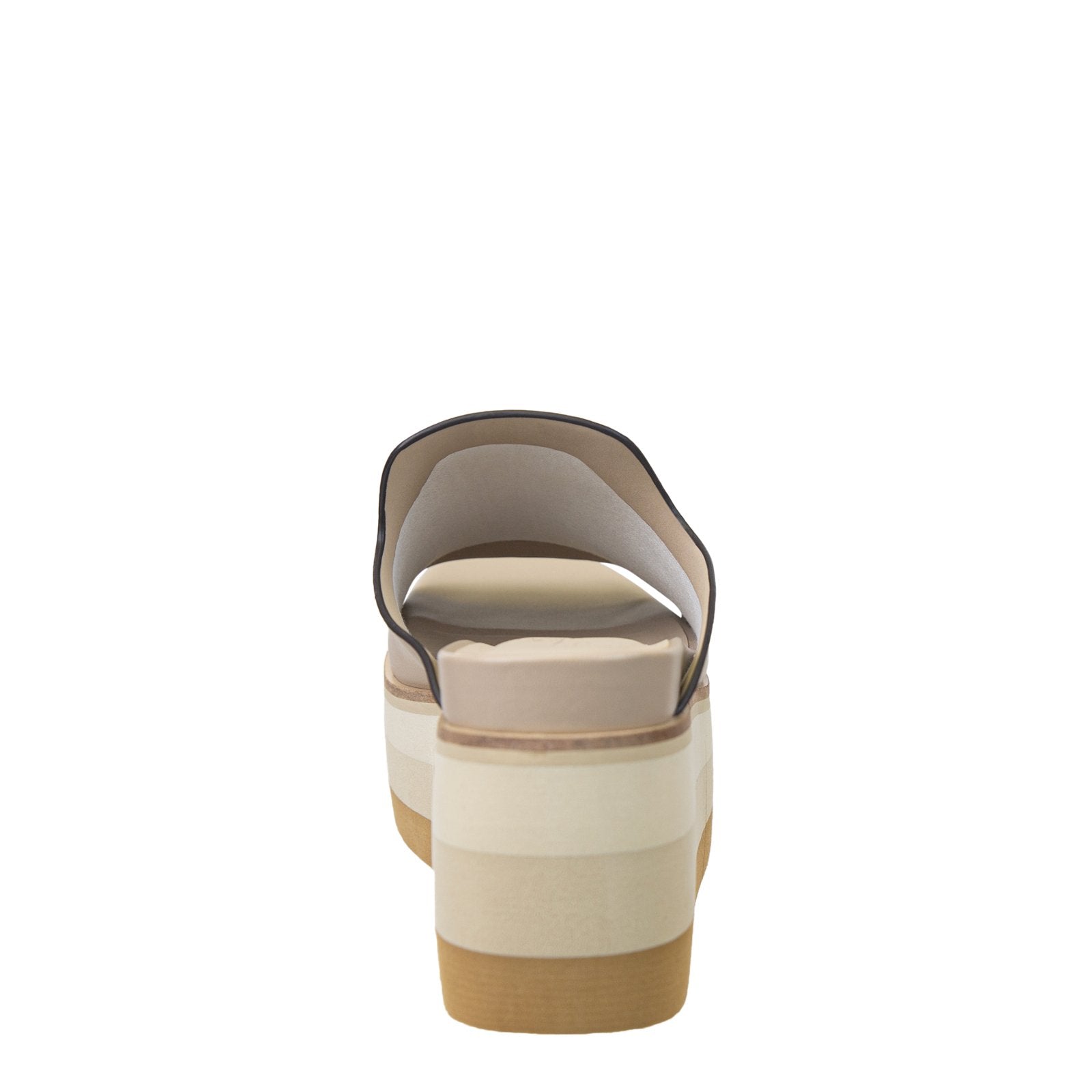 Naked Feet: FLOW in BEIGE Platform Sandals - J. Cole ShoesNAKED FEETNaked Feet: FLOW in BEIGE Platform Sandals