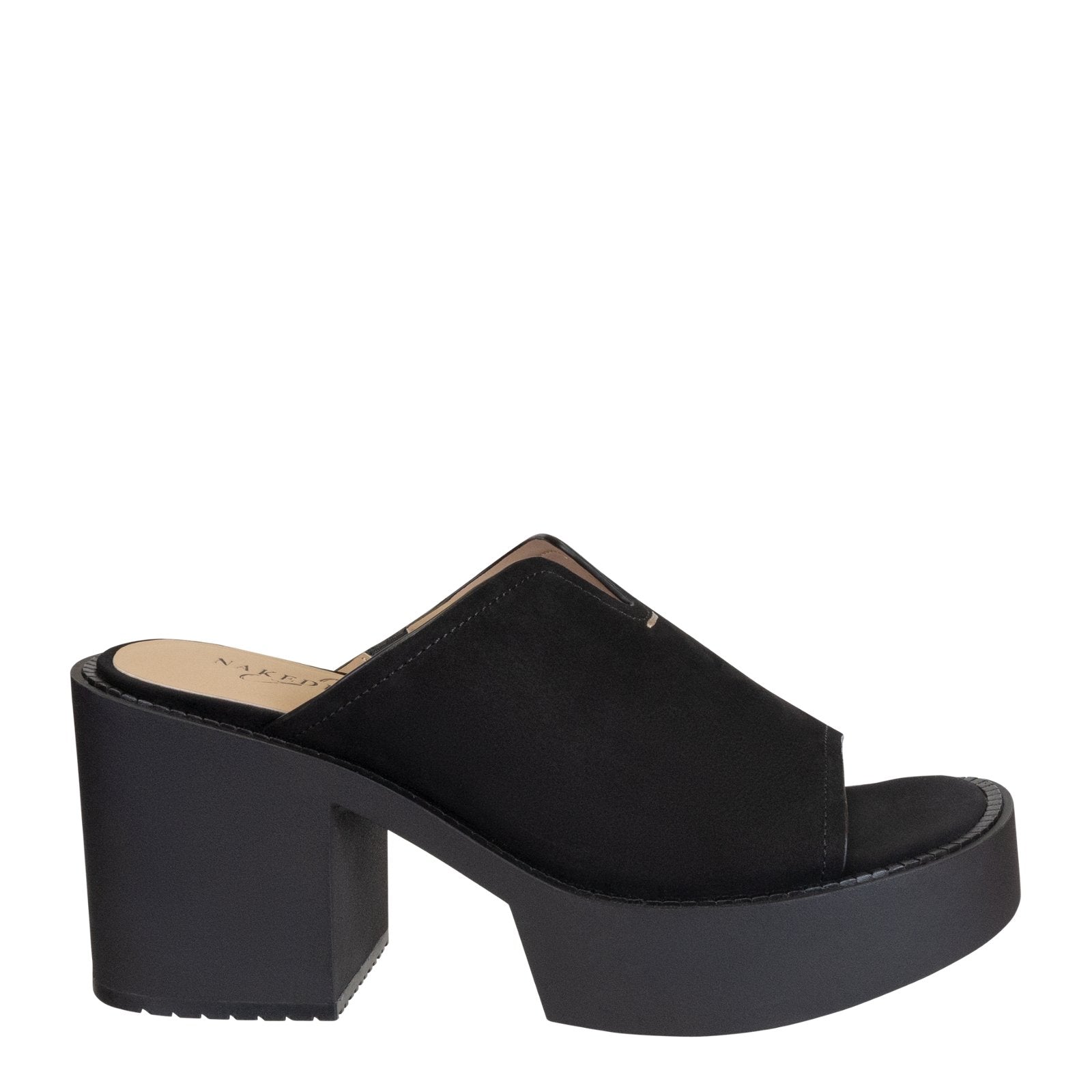 NAKED FEET - FREJA in BLACK Heeled Sandals - J. Cole ShoesNAKED FEETNAKED FEET - FREJA in BLACK Heeled Sandals