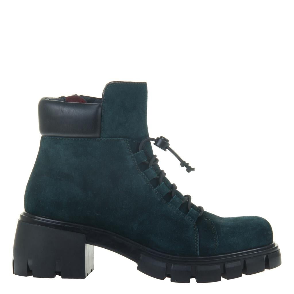 NAKED FEET: Militant in FOREST Ankle Boots - J. Cole ShoesNAKED FEET