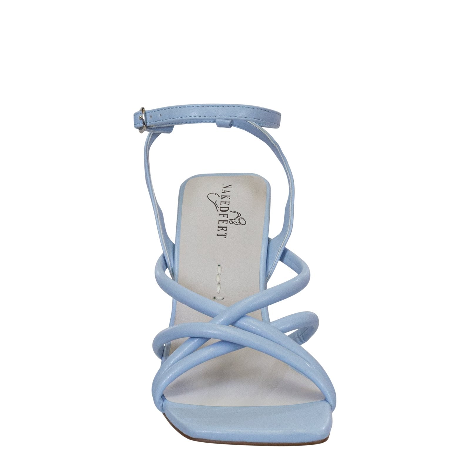 Naked Feet: MOOD in LIGHT BLUE Heeled Sandals - J. Cole ShoesNAKED FEETNaked Feet: MOOD in LIGHT BLUE Heeled Sandals
