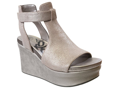 OTBT: MOJO in SILVER Wedge Sandals - J. Cole ShoesOTBTOTBT: MOJO in SILVER Wedge Sandals