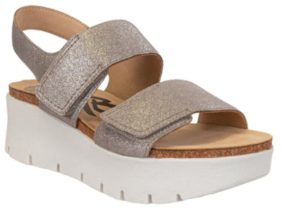 OTBT: MONTANE in SILVER Heeled Sandals - J. Cole ShoesOTBT