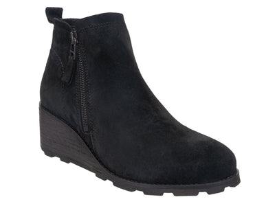 OTBT - STORY in BLACK Wedge Ankle Boots - J. Cole ShoesOTBTOTBT - STORY in BLACK Wedge Ankle Boots