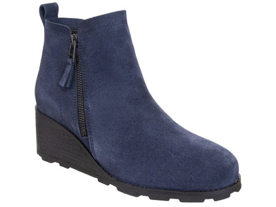 OTBT: STORY in NAVY Wedge Ankle Boots - J. Cole ShoesOTBTOTBT: STORY in NAVY Wedge Ankle Boots