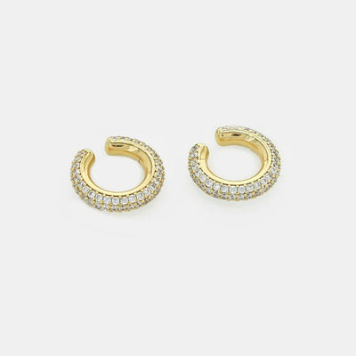 Pave Round Ear Cuff - J. Cole ShoesOMG BlingsPave Round Ear Cuff