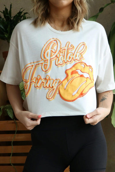 Rolling Stones OSU Cowboys Cropped Tee - J. Cole ShoesLIVY LURolling Stones OSU Cowboys Cropped Tee