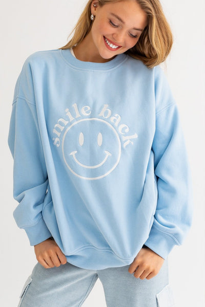 Smile Back Sweatshirt - J. Cole ShoesLE LISSmile Back Sweatshirt