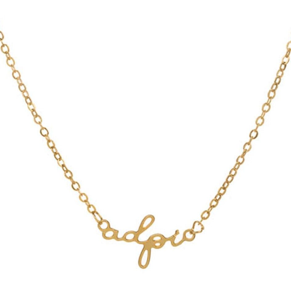 Sorority Cursive Necklace - J. Cole ShoesShawn Paul Jewelry