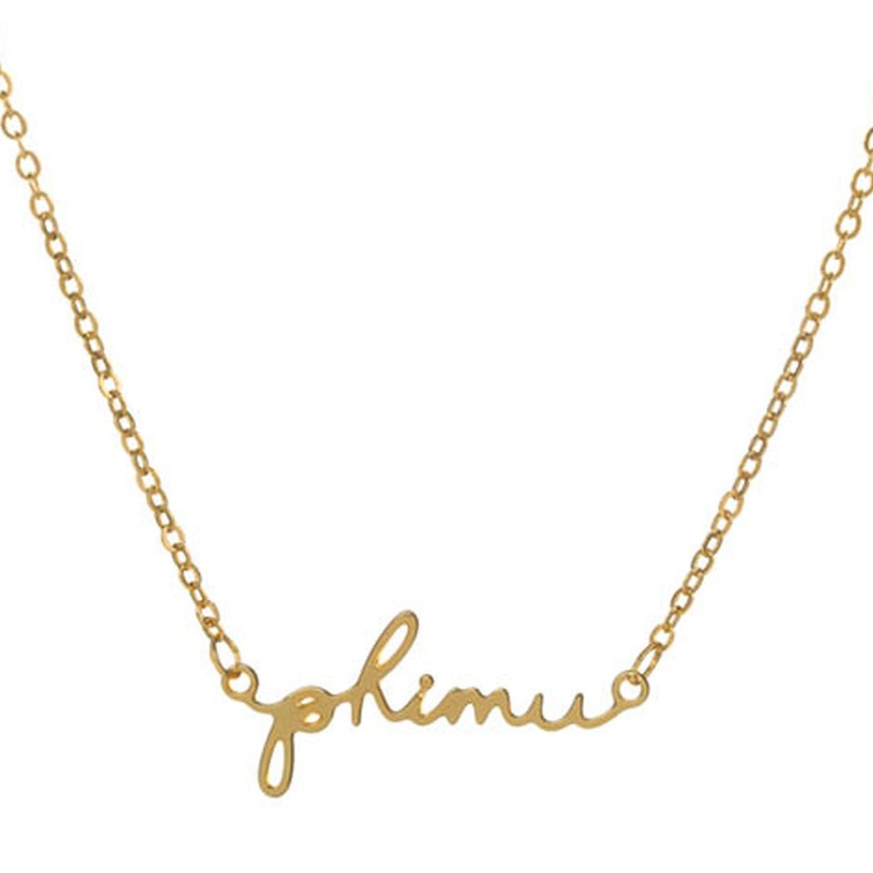 Sorority Cursive Necklace - J. Cole ShoesShawn Paul Jewelry