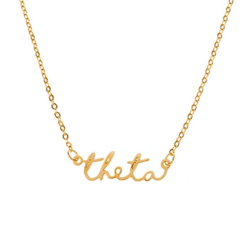 Sorority Cursive Necklace - J. Cole ShoesShawn Paul Jewelry