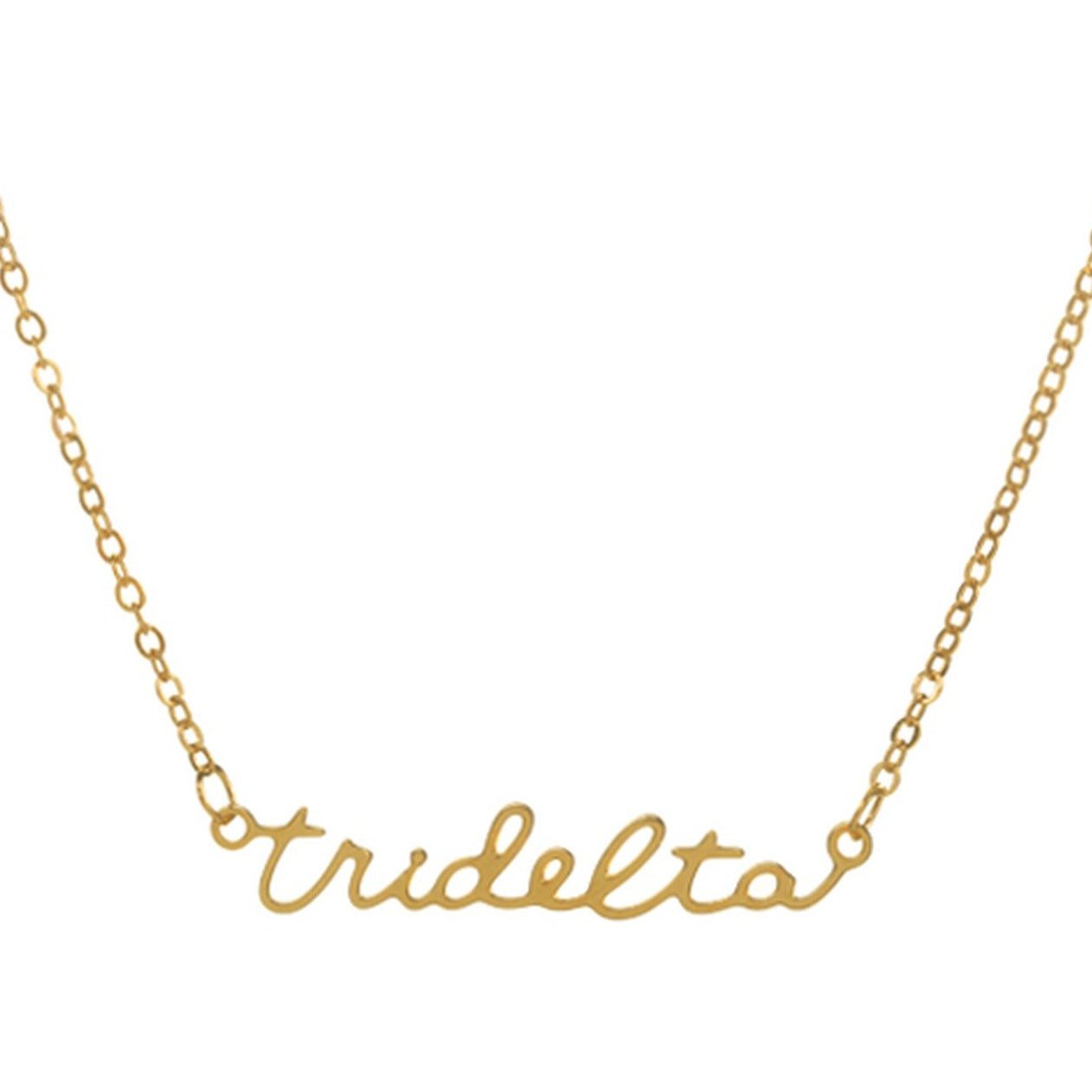 Sorority Cursive Necklace - J. Cole ShoesShawn Paul Jewelry