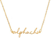 Sorority Cursive Necklace - J. Cole ShoesShawn Paul Jewelry