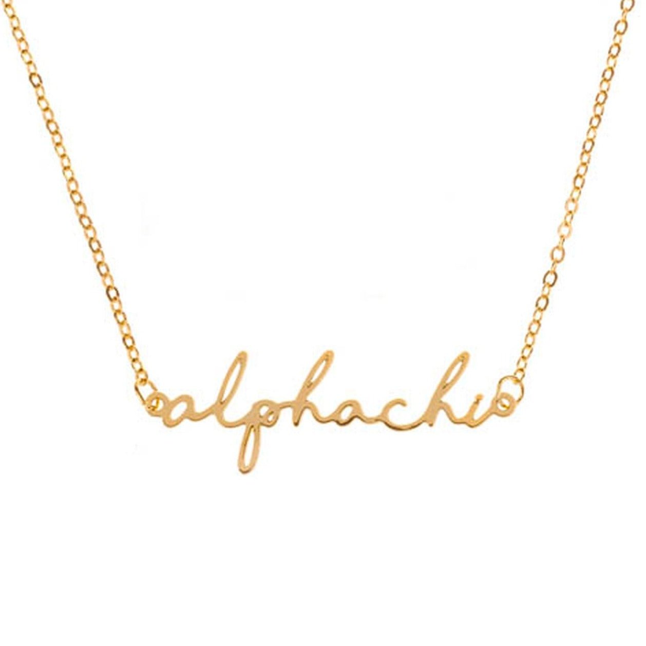 Sorority Cursive Necklace - J. Cole ShoesShawn Paul Jewelry