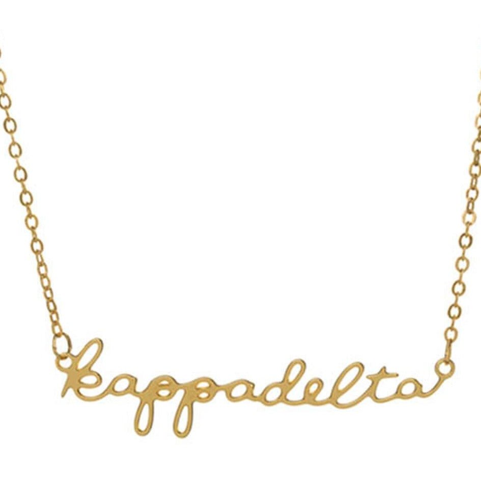 Sorority Cursive Necklace - J. Cole ShoesShawn Paul Jewelry