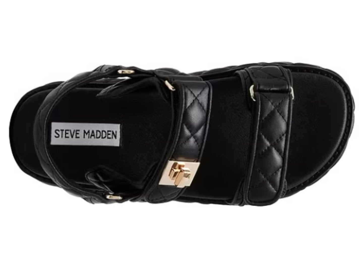 Steve Madden: Big Mona Quilted in black Cole Shoes