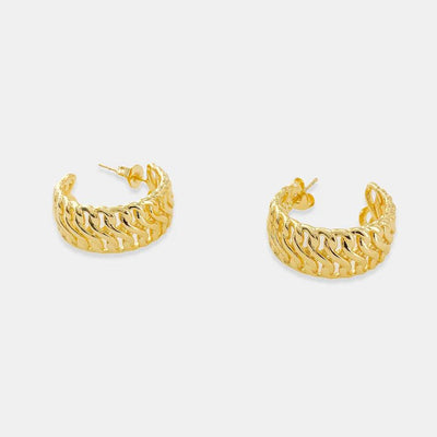Wavy Chain Earrings - J. Cole ShoesOMG BlingsWavy Chain Earrings