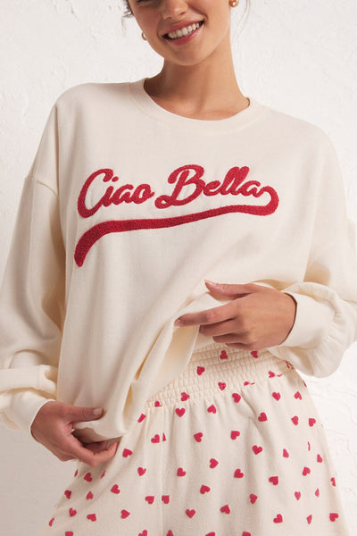 Z Supply: Ciao Bella Sweatshirt - J. Cole ShoesZ SUPPLYZ Supply: Ciao Bella Sweatshirt