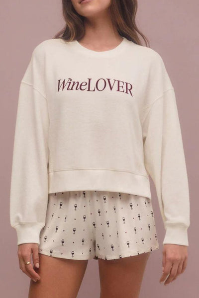 Z Supply: Wine Lover Long Sleeve Top - J. Cole ShoesZ SUPPLYZ Supply: Wine Lover Long Sleeve Top